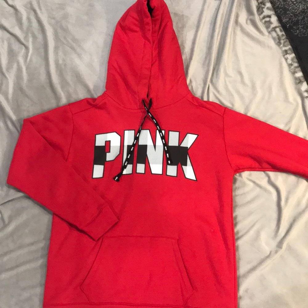 Pink oversized hoodie